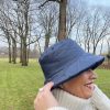 bucket hat blue