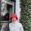 bucket hat red