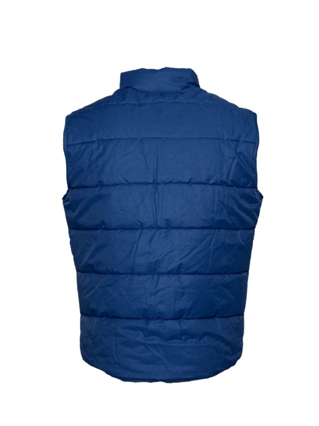 blue bodywarmer back