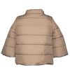 back woman jacket beige