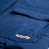 front logo blu bodywarmer