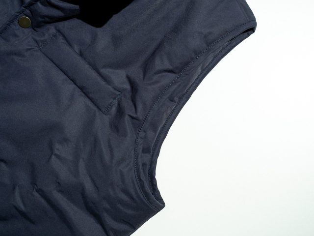 armholes navy vest