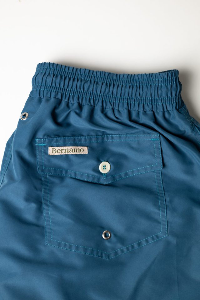 bernamo recycled swimming short blue back