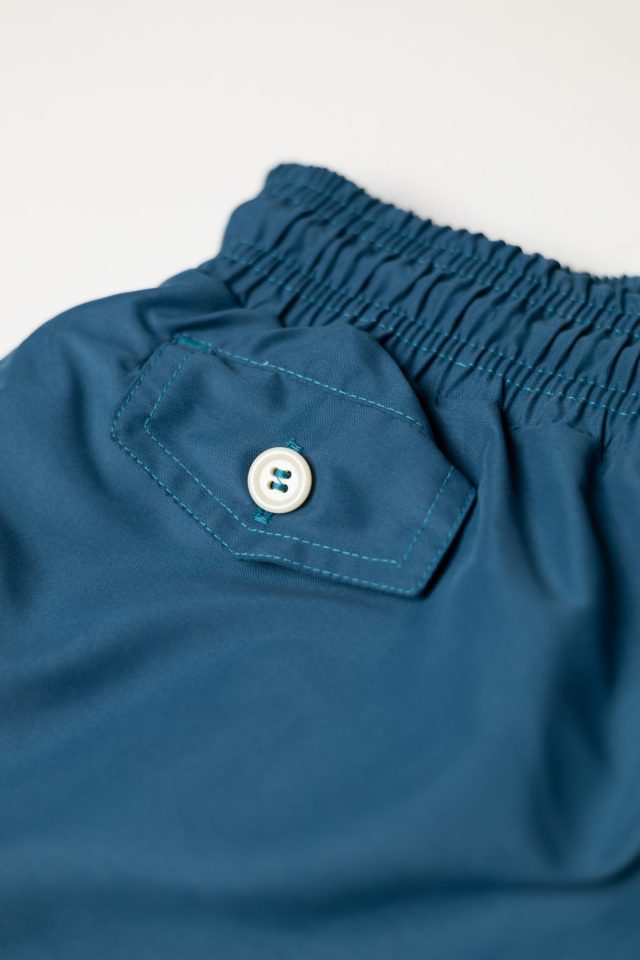 bernamo recycled swimming short blue front pocket