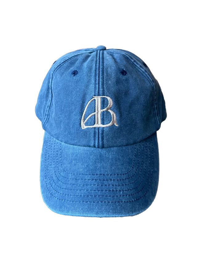 vintage cap denim blue