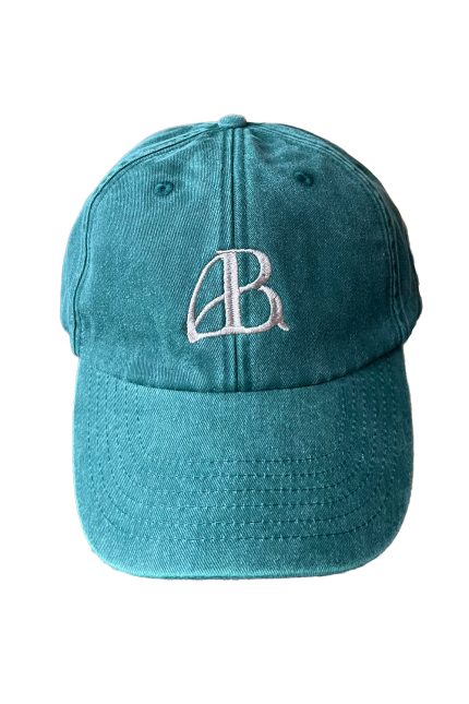 vintage cap bottle green